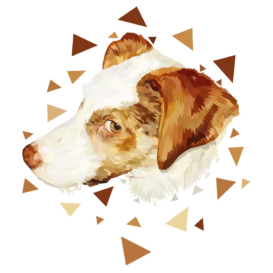 Personalized Dog Portrait