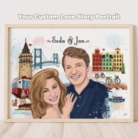 Our Love Story Custom Gift - Custom Wedding Gifts