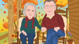 Custom Grandparents Caricature