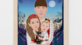 Custom Family & Pet Cartoon Caricature Portrait from Photo